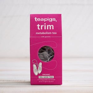 Teapigs Trim Metabolism Tea with Guarana Organic 15 Tea Temples