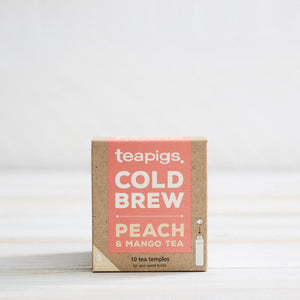Teapigs Cold Brew Peach & Mango 10 Tea Temples