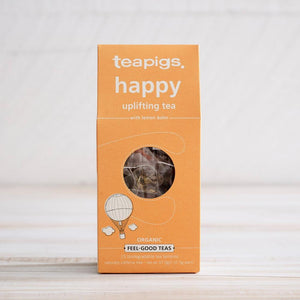 Teapigs Happy Uplifting Tea with Lemon Balm Organic 15 Tea Temples