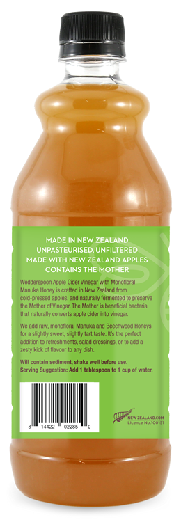 apple cider vinegar with manuka honey 750ml