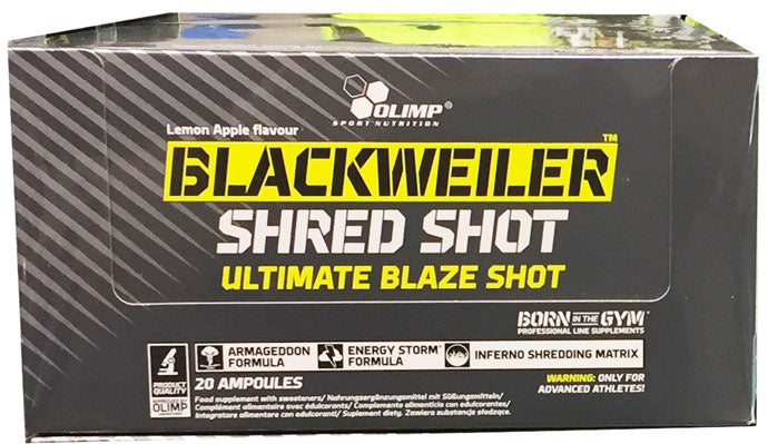 Blackweiler Shred Shot, Lemon Apple - 20 x 60 ml.