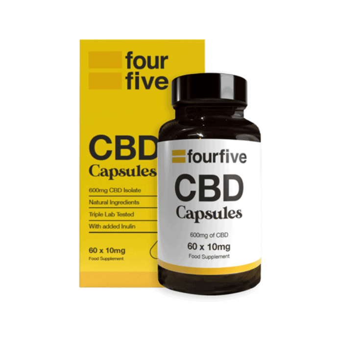 fourfive cbd CBD Capsules 600mg 60's