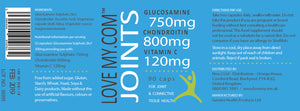 Love My Love My Joints Glucosamine, Chondroitin & Vitamin C 90's