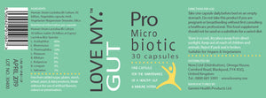 Love My Love My Gut Pro Microbiotic 30's
