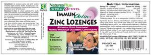 immunactin zinc lozenges 60s
