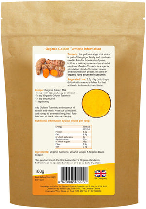 organic golden turmeric 100g 1