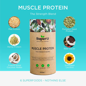 Super U Muscle Protein The Strength Blend 500g