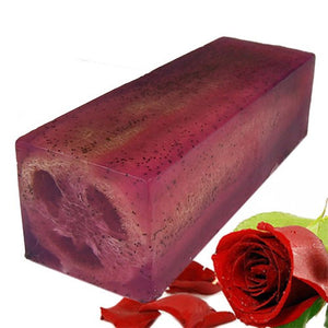 loofah soap loaf rough ready rose