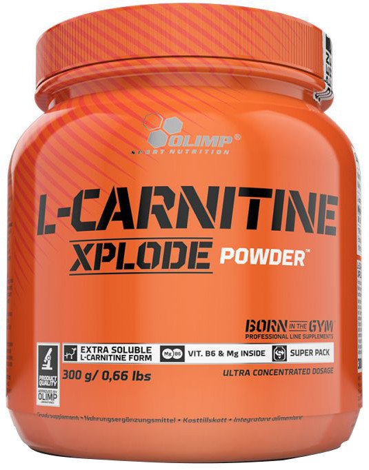 L-Carnitine Xplode Powder, Cherry - 300 grams