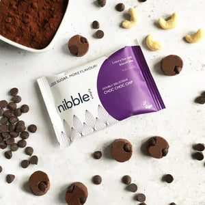 Nibble Simply Doubly Delicious Choc Choc Chip 12x36g (Case)