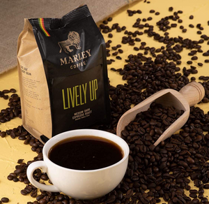 Marley Coffee  Lively Up Espresso Roast Organic Whole Bean 227g