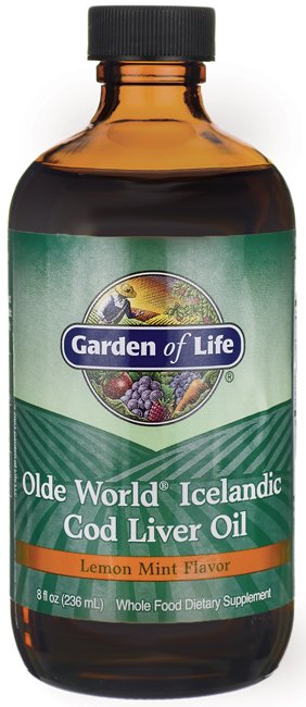 olde world icelandic cod liver oil lemon mint 236 ml
