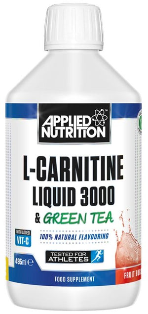 l carnitine liquid 3000 green tea tangy orange 495 ml