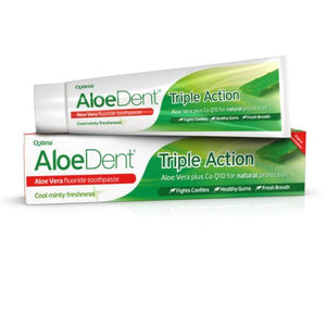 aloe vera fluoride toothpaste triple action 100ml