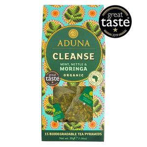 Aduna Cleanse Mint, Nettle & Moringa Organic 15 Tea Pyramids - Aduna