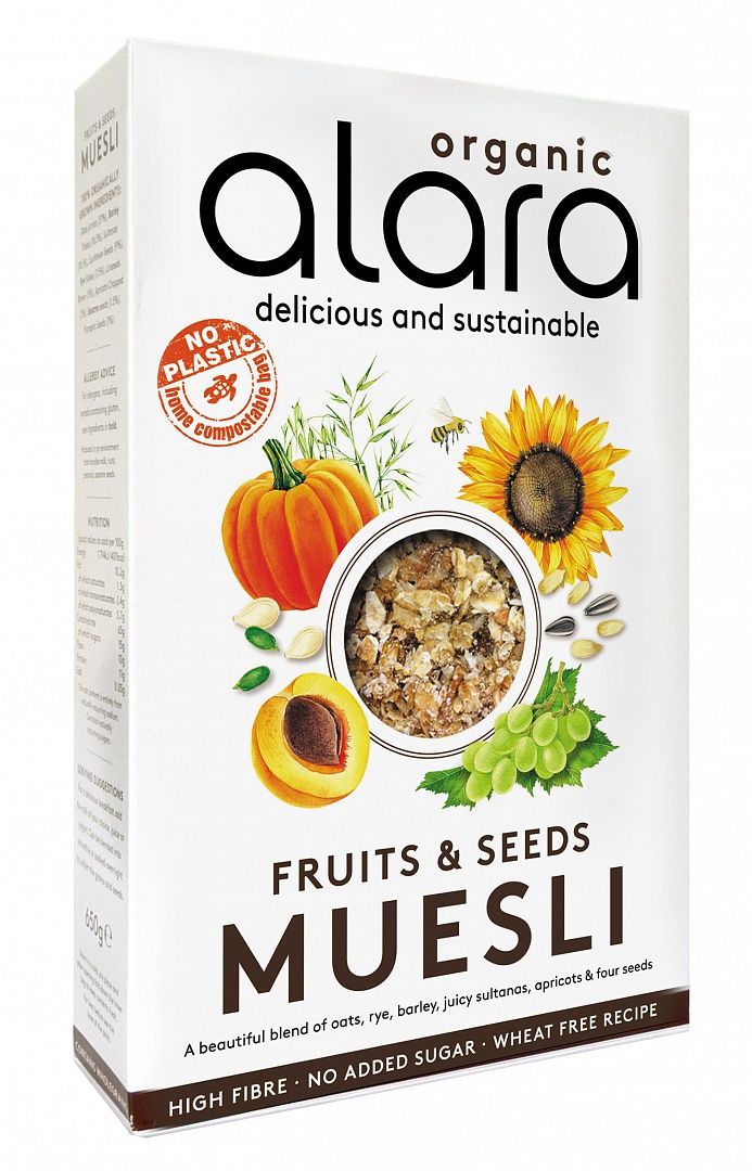 Alara Organic Fruits & Seeds Muesli 650g