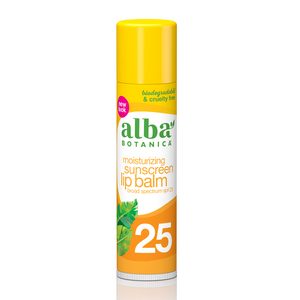 Alba Botanica Moisturizing Sunscreen Lip Balm SPF25 4.2g