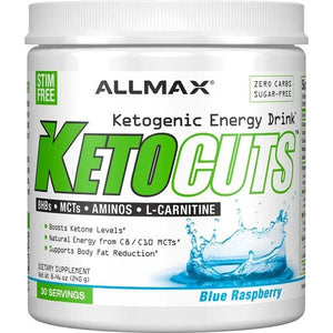 AllMax Nutrition KetoCuts, Blue Raspberry - 240 grams - AllMax Nutrition