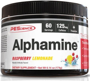 Alphamine, Raspberry Lemonade - 174 grams - PEScience