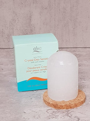 Alva Crystal Deo Sensitive + Cork Coaster 100g - Alva