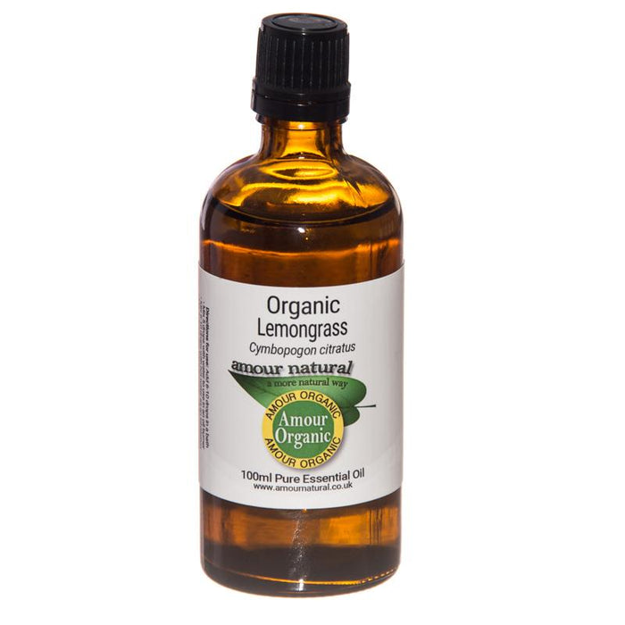 Amour Natural Organic Lemongrass Essential Oil 100ml