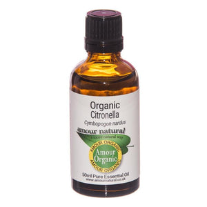 Amour Natural Organic Citronella Essential Oil 50ml - Amour Natural