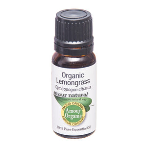 Amour Natural Organic Lemongrass Essential Oil 10ml - Amour Natural