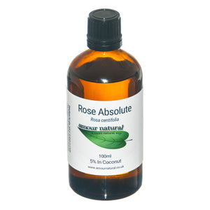 Amour Natural Rose Absolute Oil 5% 100ml - Amour Natural