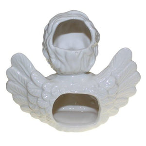 Angel Praying Oil Burner - White - obmysticmagical