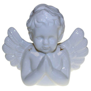 Angel Praying Oil Burner - White - obmysticmagical