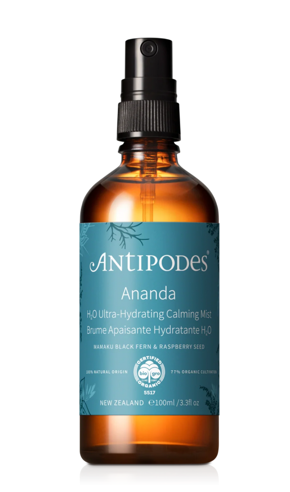 Antipodes Ananda H₂O Ultra-Hydrating Calming Mist 100ml (Formerly Antioxidant-Rich Gentle Toner)