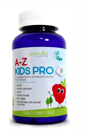 Approved Vitamins A - Z Kids Pro Multivitamin 60's - Approved Vitamins