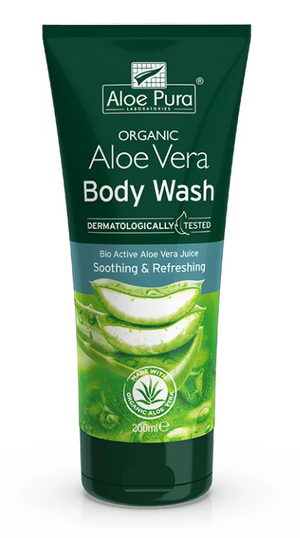 Aloe Pura Organic Aloe Vera Body Wash 200ml