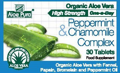 Aloe Pura Peppermint & Chamomile Complex 30's (Formerly Digestive Aid)