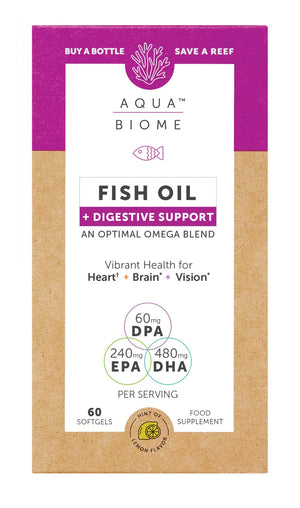 Aqua Biome Fish Oil + Digestive Support 60's