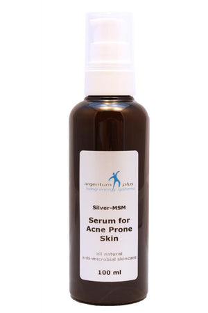 silver msm serum for acne prone skin 100ml