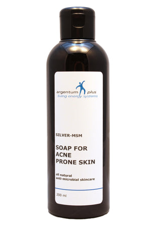Argentum Plus Silver-MSM Soap for Acne Prone Skin 200ml