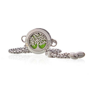 Aromatherapy Jewellery Chain Bracelet - Tree of Life - 20mm - AromaJ