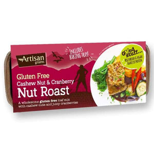 Artisan Grains Gluten Free Cashew Nut & Cranberry Nut Roast 200g