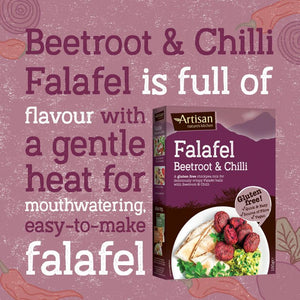 Artisan Grains Falafel Beetroot & Chilli 150g - Artisan Grains