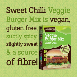 Artisan Grains Veggie Burger Mix Sweet Chilli 200g - Artisan Grains