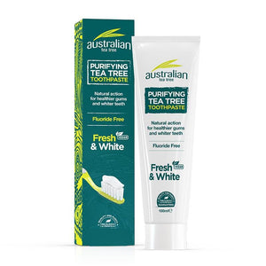 fresh and white toothpaste fluoride free 100ml