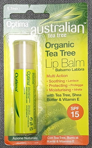 Australian Tea Tree Organic Tea Tree Lip Balm SPF15 5.7ml