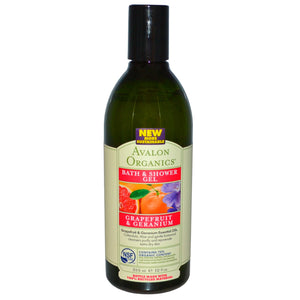 Avalon Organics Grapefruit & Geranium Bath & Shower Gel 355ml