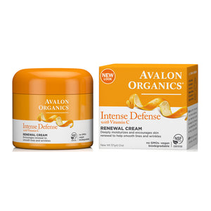 Avalon Organics Intense Defense with Vitamin C Renewal Cream 57g