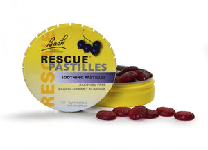 Bach Flower Remedies Rescue Pastilles Blackcurrant 50g - Bach Flower Remedies