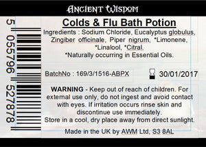 Bag Labels for Colds & Flu (4 sheets of 18) - ABPlb