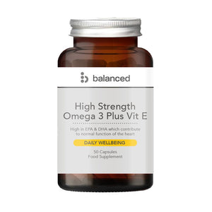 high strength omega 3 vit e 50s