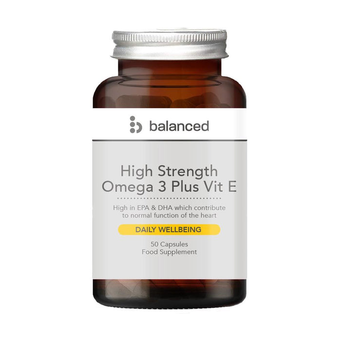 Balanced High Strength Omega 3 Plus Vit E 50's