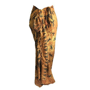 Bali Gecko Sarongs - Chocolate - BGS